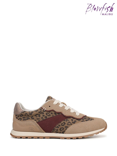 Natural - Blowfish Malibu Valley Regular Fit Lace-up Trainers