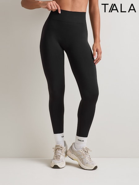 أسود - Tala Sculpt Seamless Scrunch Leggings