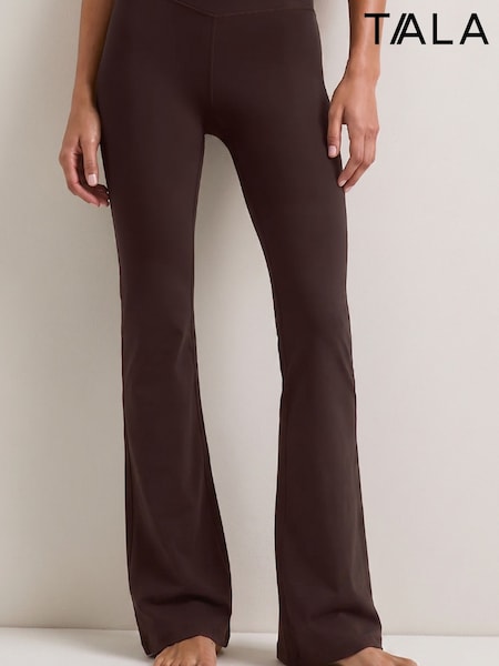 Smeđa - Tala Dayflex Wrap High Waisted Trousers