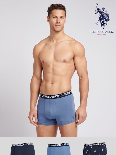 U.S. Polo Assn. Mens Mixed Boxer Shorts 3 Pack (G23648) | €55