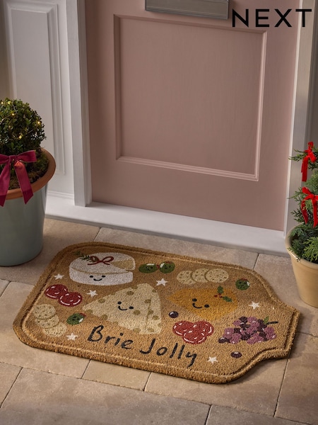 Shaped Cheeseboard Coir Doormat