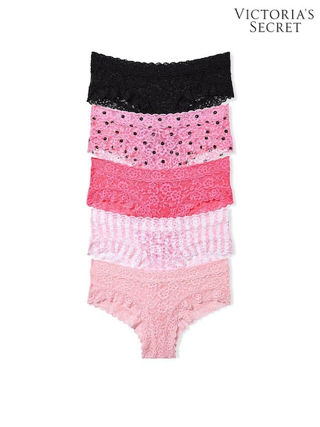 Pink/Black - Victoria's Secret Knickers 5 Pack