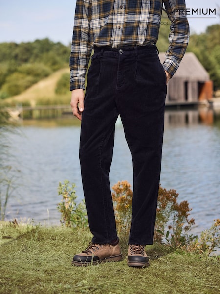 Նավատորմ - Regular Fit N. Premium Cord Pleated Trousers