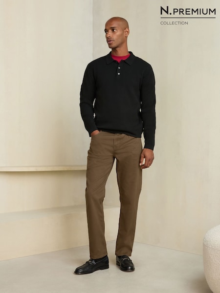 Stone - Slim Fit N. Premium 5 Pocket Soft Touch Trousers
