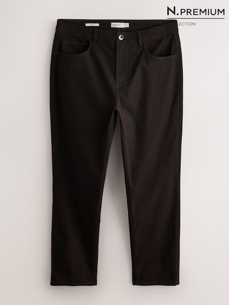 Dark Purple - Slim Fit N. Premium 5 Pocket Soft Touch Trousers