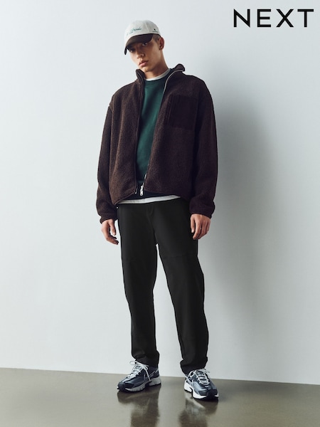 შავი - Slim Fit Dry Tech Chino Trousers
