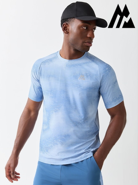 Blue - Regular Montirex Haze T-shirt