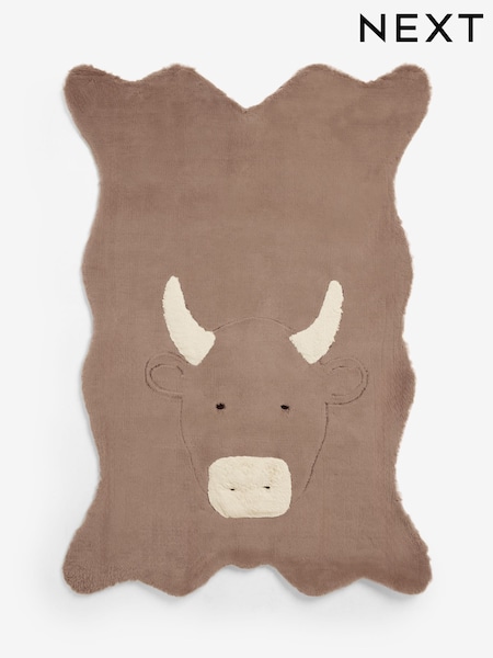 Shaped Faux Fur Hamish Rug