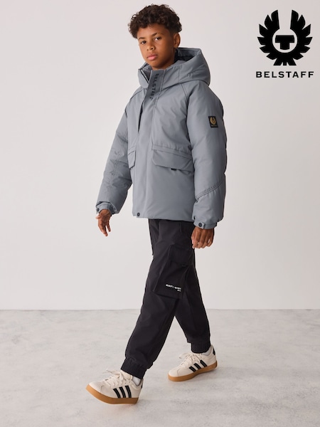 Grigio - Belstaff Short Parka Coat