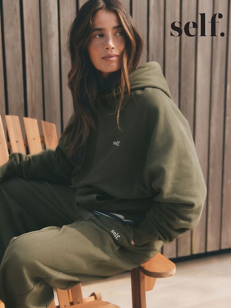 Khaki Green - Self. Hoodie