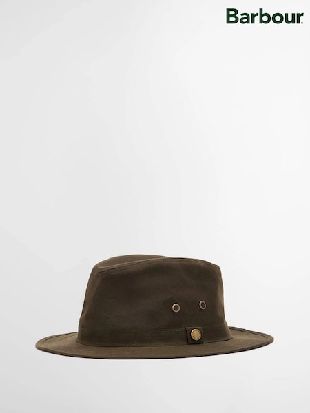 Olive Green - Regular Barbour® Crayton Wax Hat