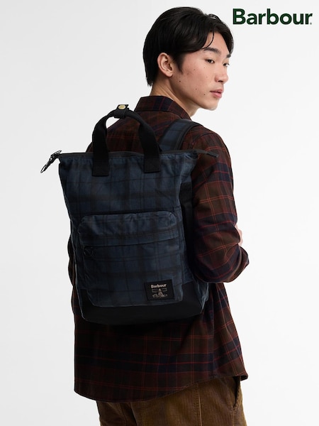 Navy - Regular Barbour® Field Wax Backpack