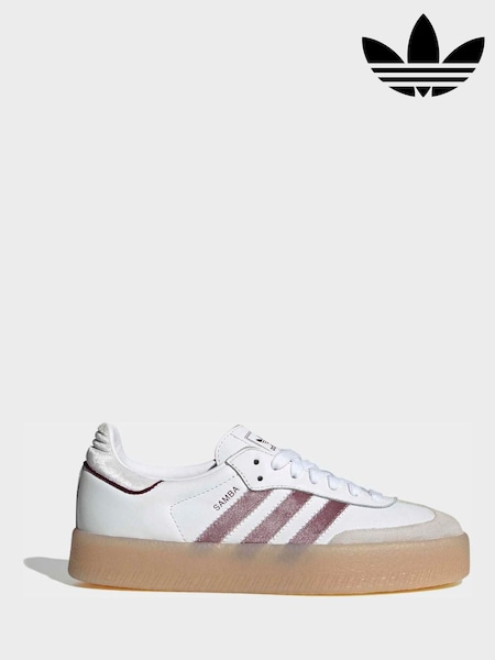 Hvit - Adidas Originals Sambae Trainers
