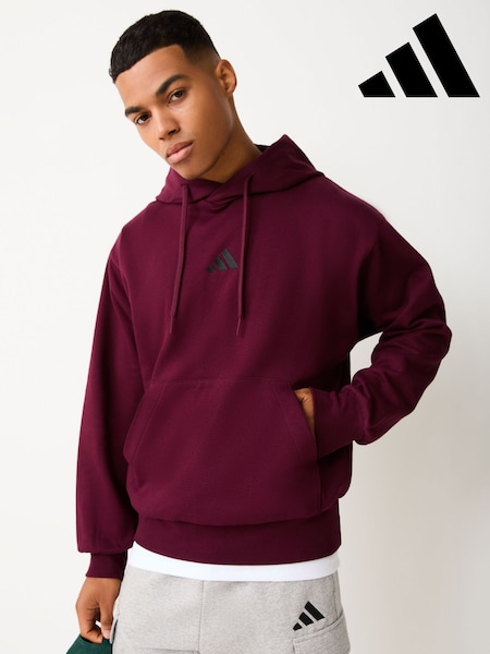 Burgundy - Regular Adidas Hoodie