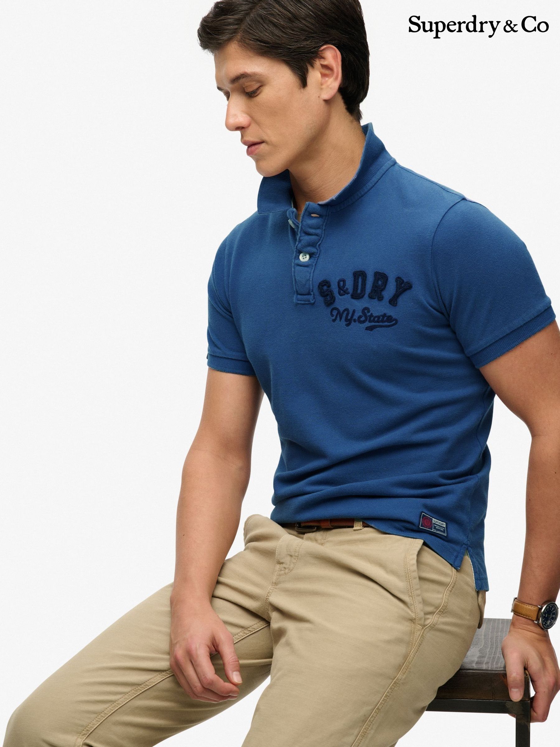 Buy Men's Polo Shirts Graphic Online | Next USA