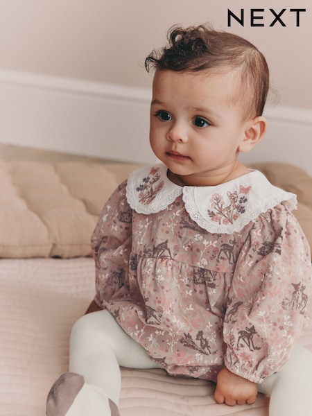 Mink Brown Bambi Cord - Mazuļa rāpulītis un zeķubikses ( 2 Pieces komplekts) (0mēn.–2gadi)