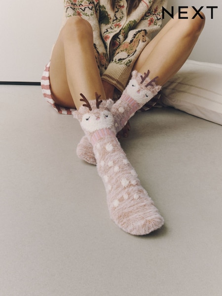 Woodland Deer - Cosy Socks In A Gift Box