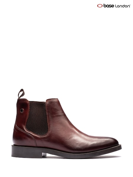 Brown - Regular Base London Enzo Chelsea Leather Boots