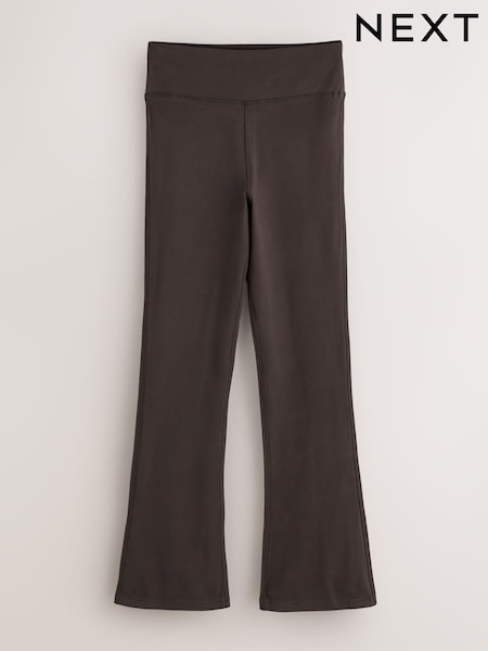 Шоколадты қоңыр - Studio Cosy Fleece Kickflare тығын шалбар