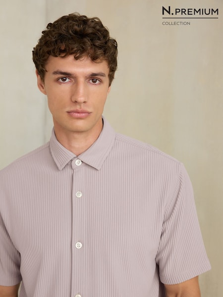 Neutral - Regular N. Premium Textured Jersey Short Sleeve Shirt