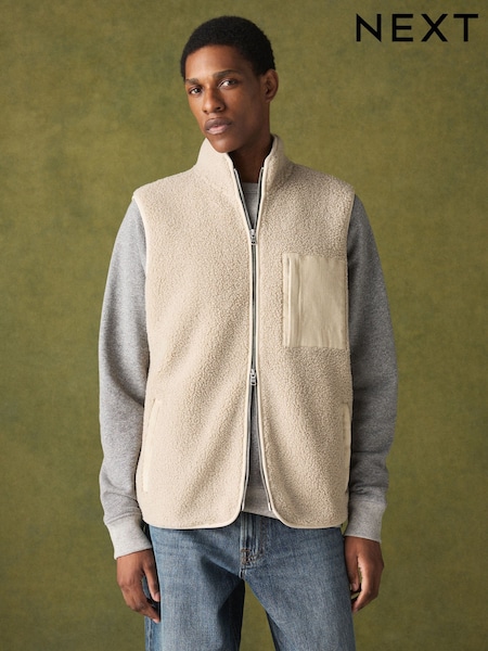 Neutral - Regular Borg Gilet