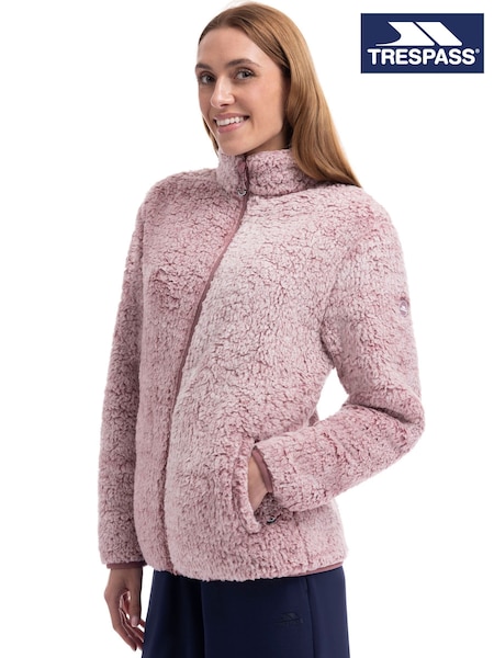 Pink - Trespass Feathery Fleece