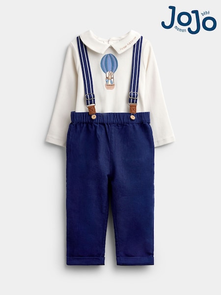 Navy Blue Peter Rabbit™ - Jojo Maman Bébé 2-piece Smart Set