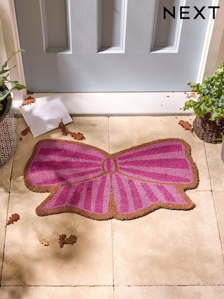 Shaped Bow Coir Doormat
