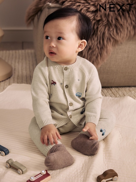 Transport neutre - Knitted Cardigan And Legging Baby Set (0mths-2yrs)