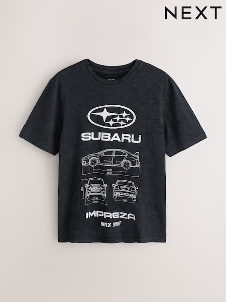 Black Subaru - Regular Relaxed Fit T-shirt