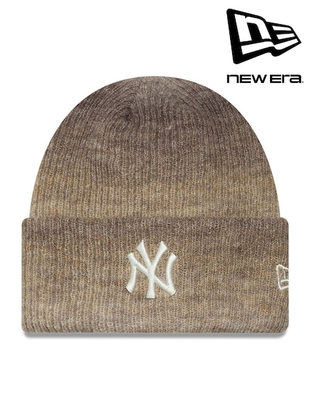 Schwarz - New Era Ombre Beanie New York Yankees Cap