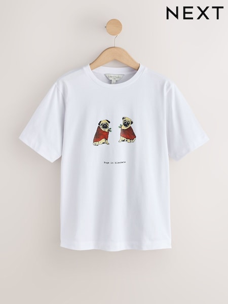 Ecru Christmas - Pub Graphic Short Sleeve T-shirt