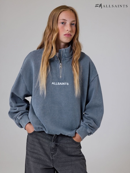 Zils - Smallsaints Zip Up Bubble Hem Sweatshirt