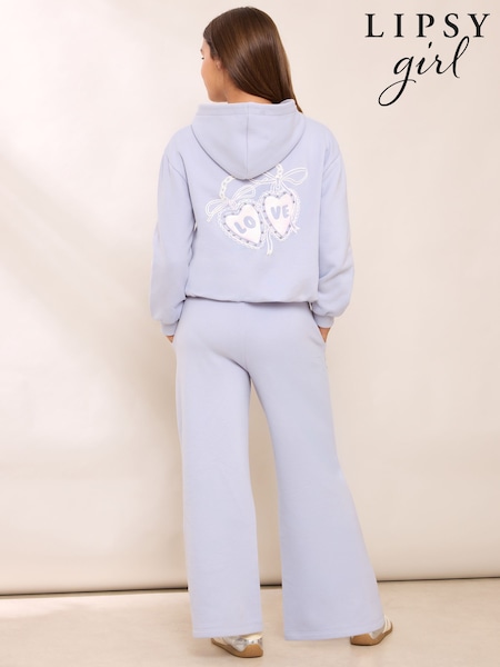 modra - Lipsy Sweat Bubble Hem Hoodie And Joggers Set (5-14yrs)