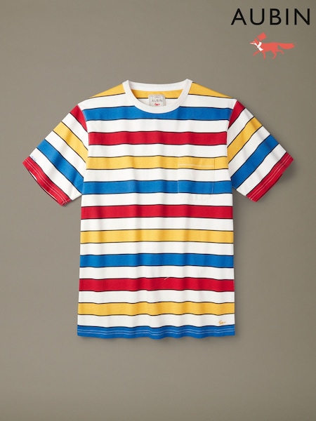 Yellow - Regular Aubin Yellow Santon Relaxed T-shirt