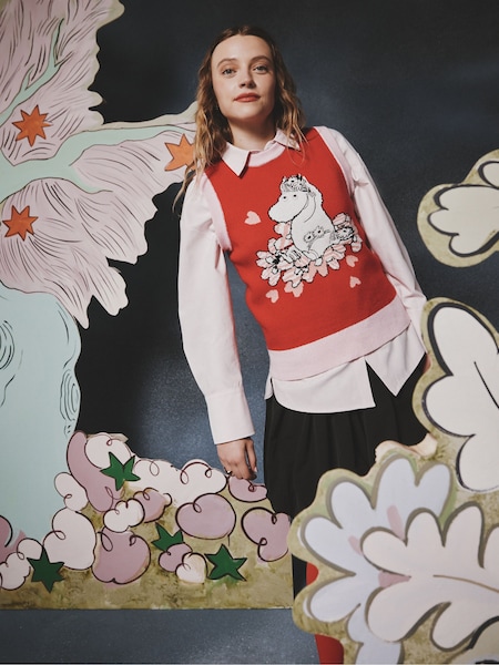 Red Moomin - Cath Kidston Knitted Tank Top