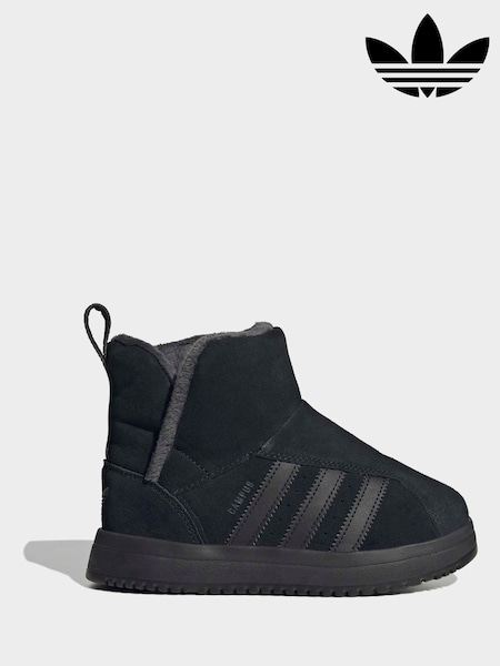 Crno - Adidas Originals Campus 00s Winter Mid Trainers