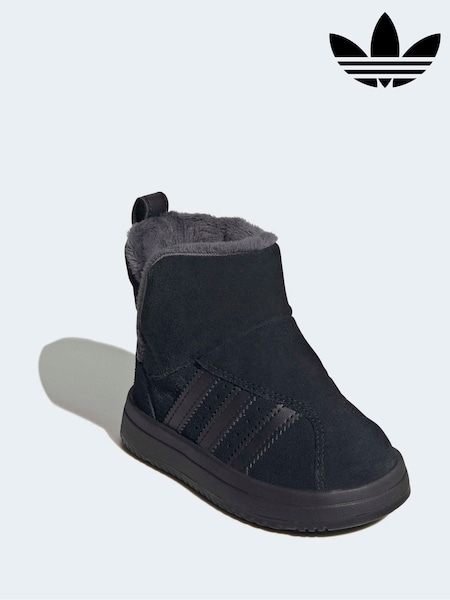 Black - Adidas Originals Campus 00s Winter Mid Trainers