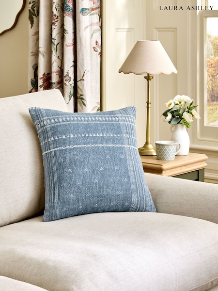 Laura Ashley Mawsley Denim Cushion