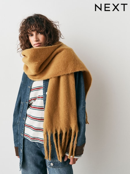 Mustard/Yellow Blanket - Heavyweight Blanket Scarf