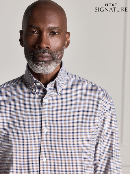 Zils - Regular 100% Cotton Signature Check Shirt