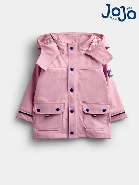 Pink - Jojo Maman Bébé Waterproof Jersey Lined Fisherman