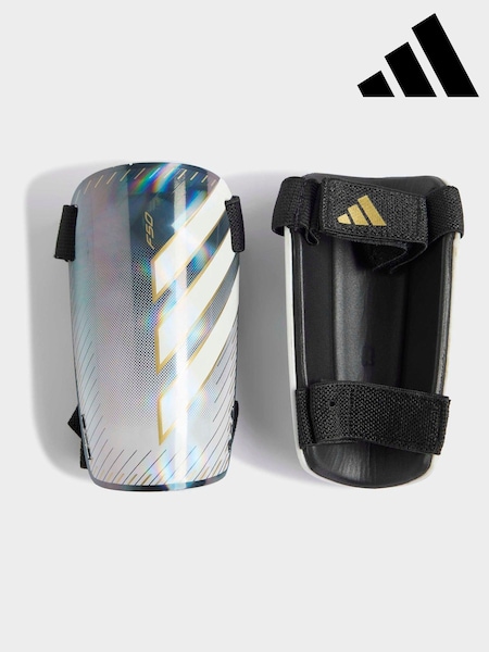 Grey/White - Regular Adidas F50 Junior Training Shinguard