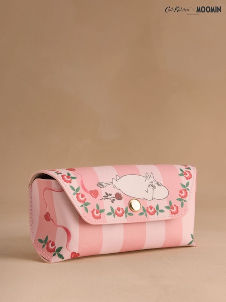 Pink Stripe Moomins - Cath Kidston Glasses Case