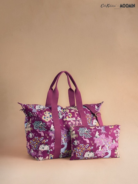 Burgundy Red Moomin Forest - Cath Kidston sac de week-end