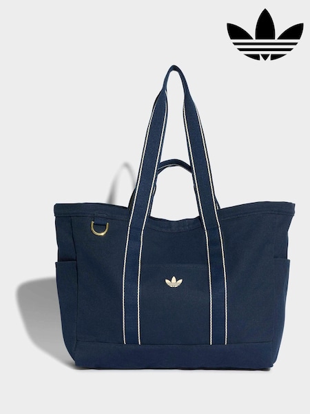 Blue - Adidas Originals Sport Canvas Tote Bag