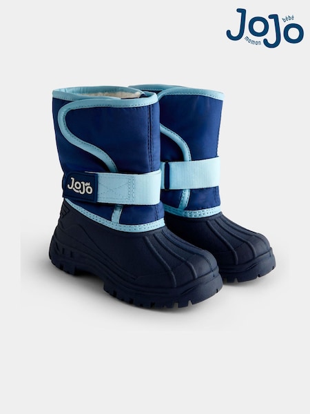 블루 - Jojo Maman Bébé Alpine Snow Boots