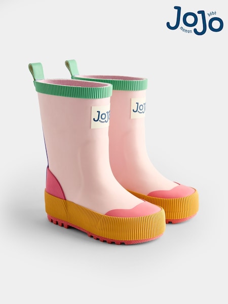 Rosa - Jojo Maman Bébé Colourblock Wellies