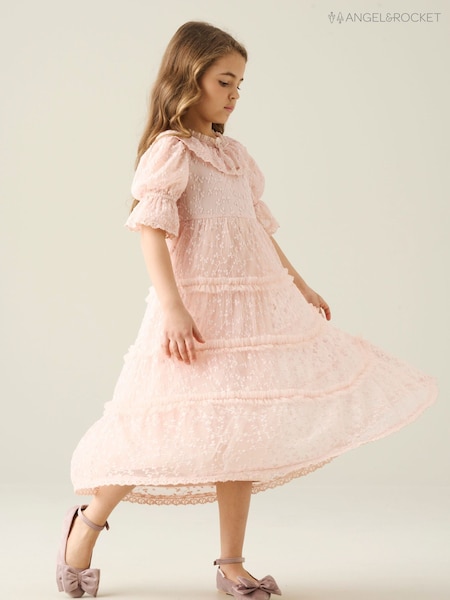 Pink - Angel & Rocket Annabelle Lace Dress