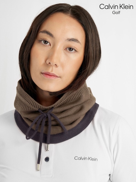 Καφετί - Calvin Klein Golf Hollie Knitted Snood